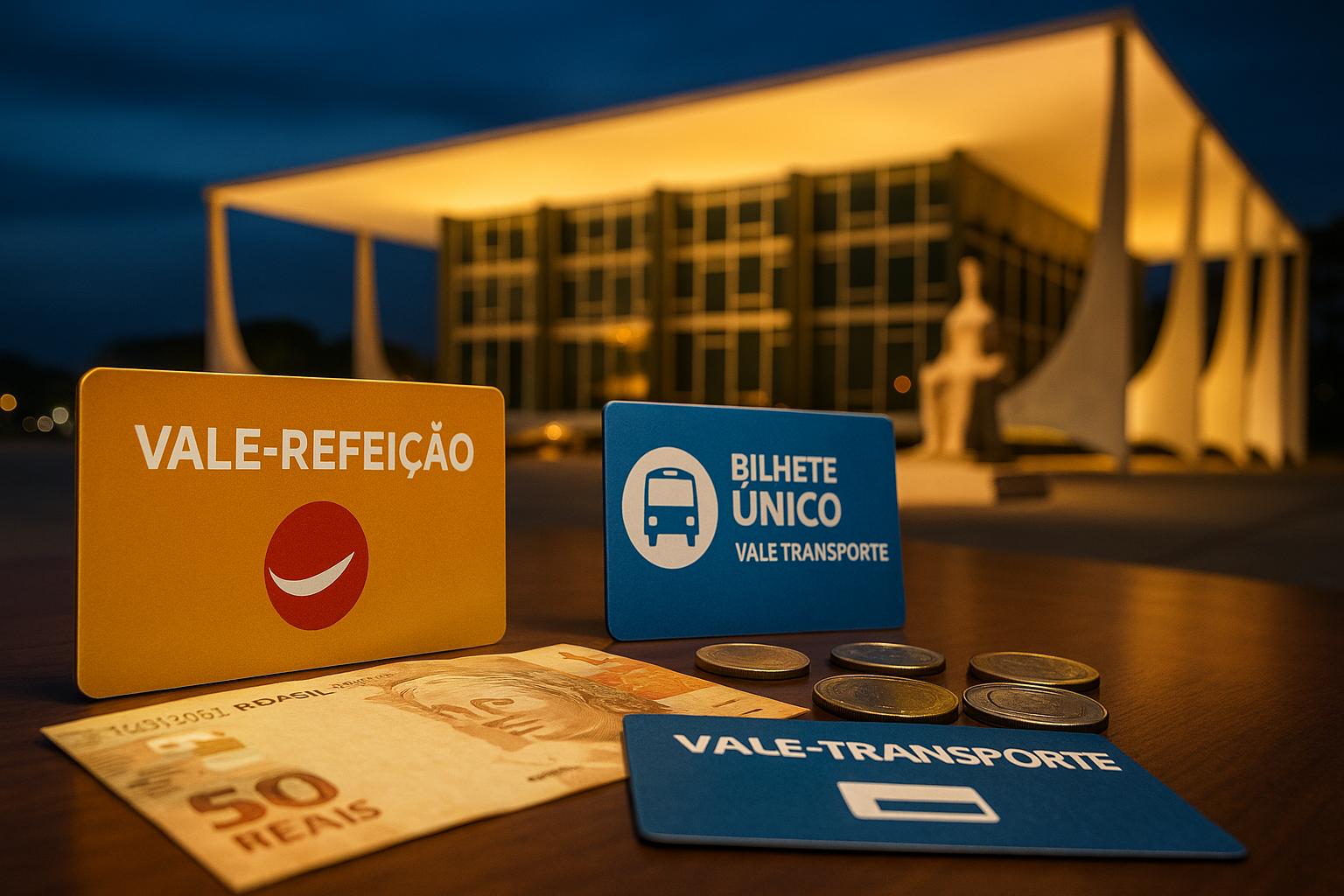 STF coloca vale-refeição e vale-transporte na mira: empresas podem ser obrigadas a recolher INSS sobre benefícios e custo bilionário assusta setor produtivo