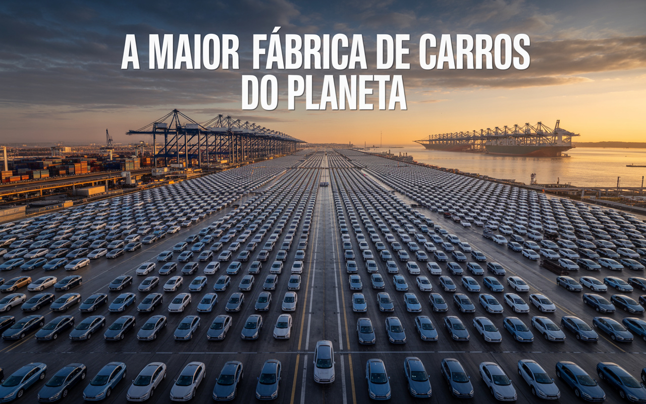 A maior fábrica de carros do mundo não é da Tesla, VW e nem mesmo da BYD, mas de uma montadora muito famosa no Brasil: complexo de tem 5 milhões de m², 34 mil funcionários e produz 1,5 milhão de veículos por ano