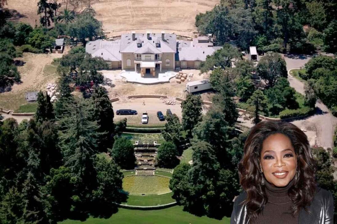 La mansión de Oprah Winfrey en California, la "Tierra Prometida", tiene un jardín con más de 600 árboles de rosas y una casa de chá particular