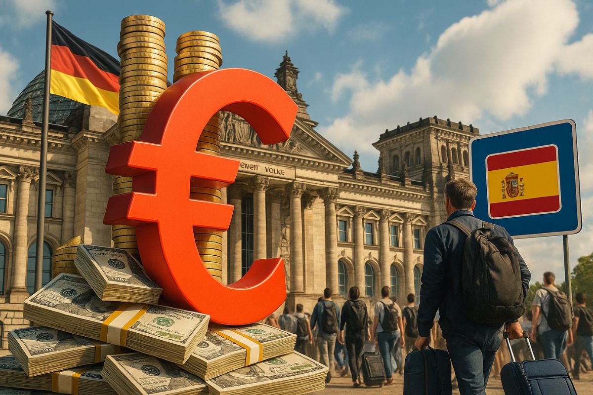 A Alemanha em crise sofre com impostos altos e Estado inchado, levando cidadãos à Espanha em busca de qualidade de vida.