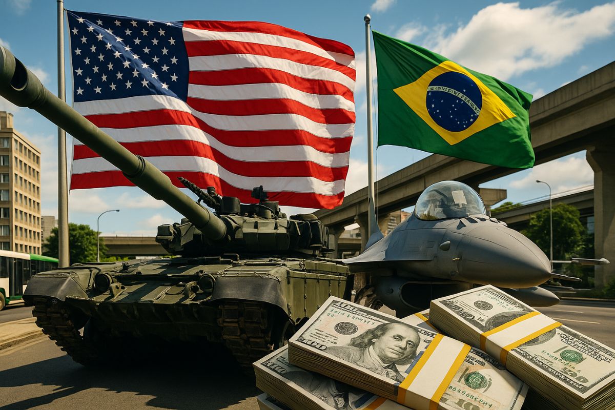 Documento da Defesa revela que retaliação contra Trump pode paralisar projetos militares e encarecer produção de armas no Brasil