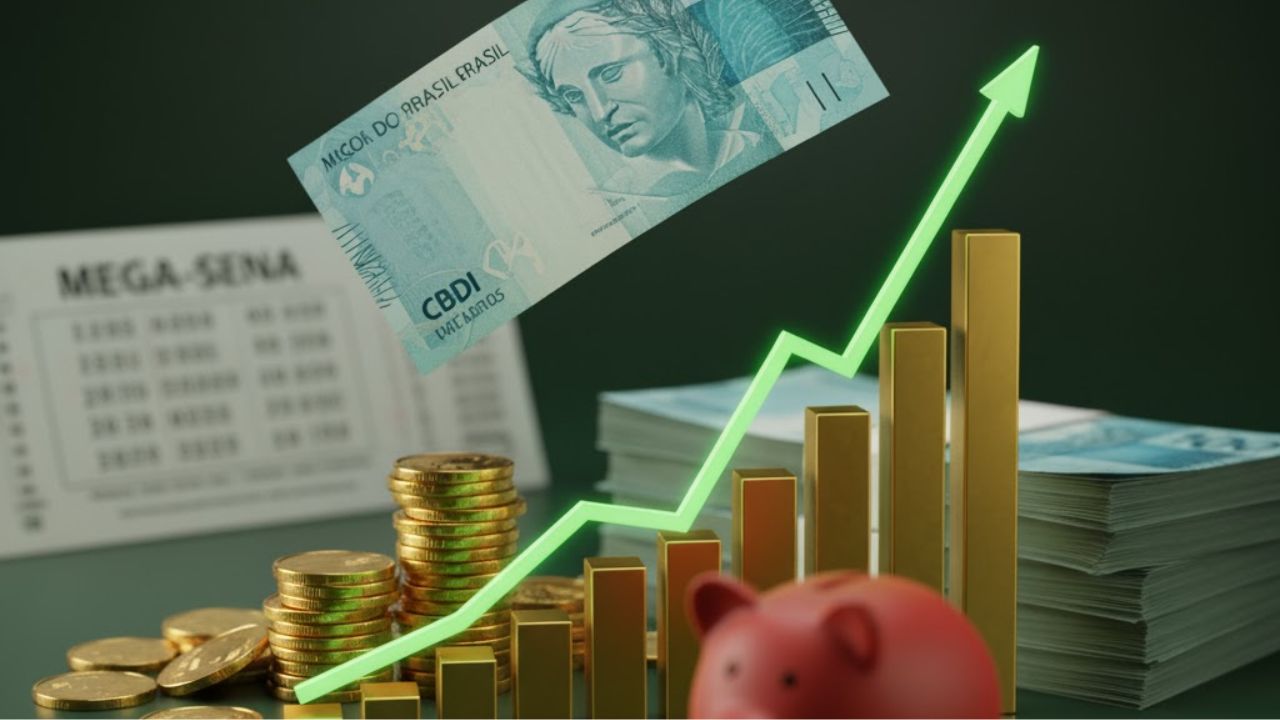 Descubra onde investir o prêmio de R$ 40 milhões da Mega-Sena! Veja a simulação do rendimento e o porquê do CDI superar a poupança.