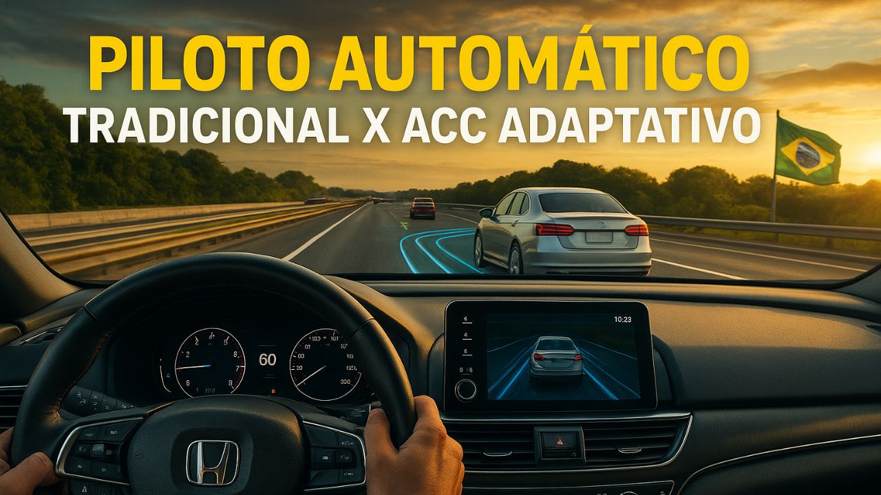 Carros com piloto automático: diferenças entre sistema tradicional e ACC adaptativo