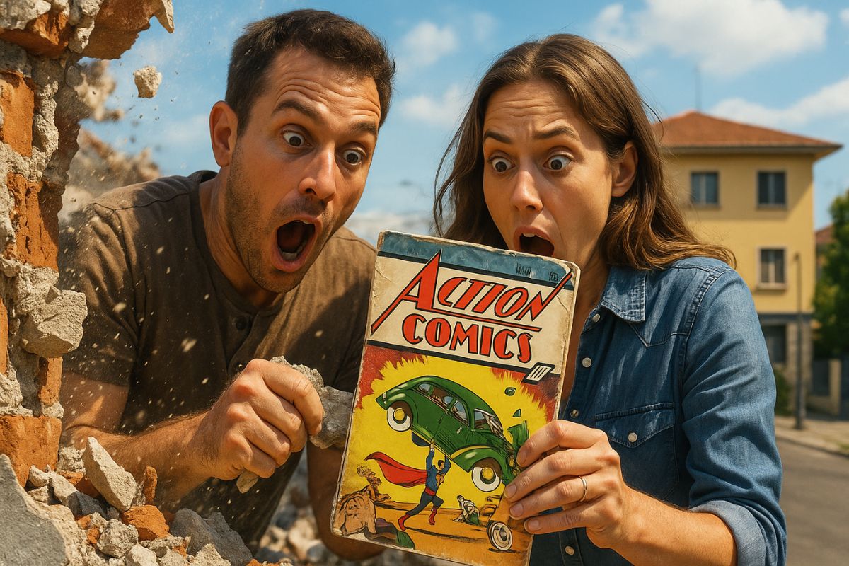 A parede escondeu por décadas o primeiro Superman: gibi achado em casa velha salvou uma família da falência nos Estados Unidos