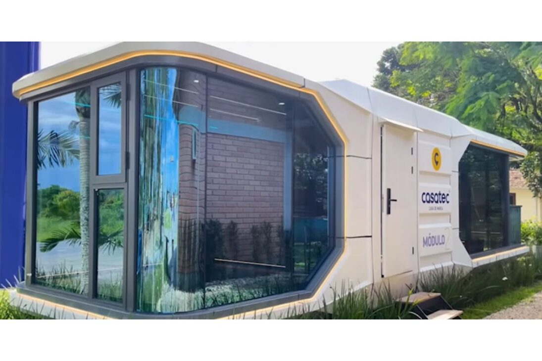 Casatec Presenta El Módulo Kitnet Futurista Que Ustedes Instala En Una Hora Y Alquila Como Casa De Temporada Inteligente