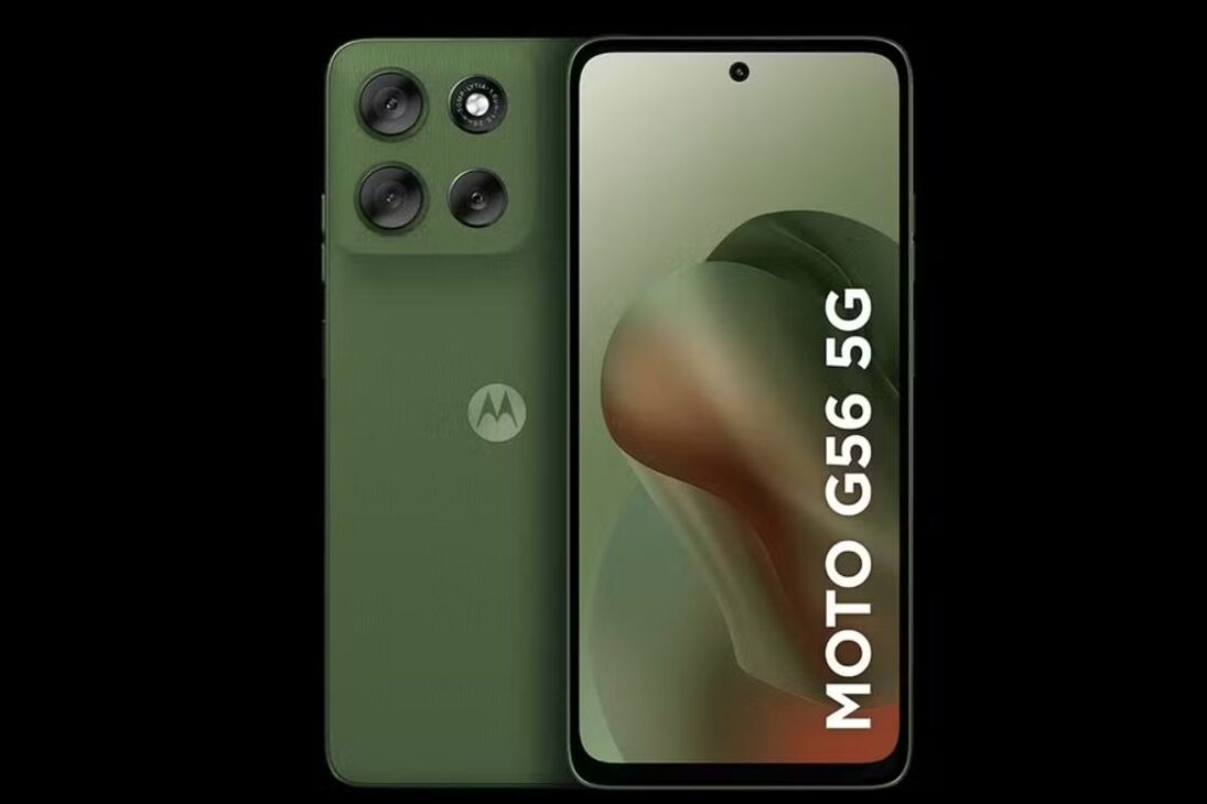 Celular de Motorola por mil y un poco: Moto G56 trae protección al agua, estéreo Dolby, 6,72”, Full HD+, 120 Hz y cargador 33 W en la caja