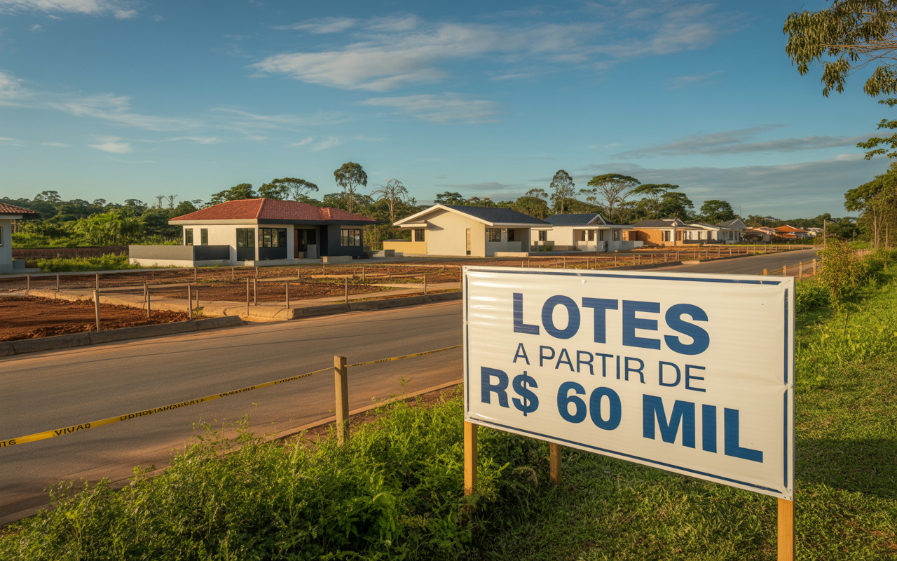 Cidade do interior do Paraná oferece lotes de 288 m² a partir de R$ 60 mil com financiamento direto e sem burocracia: programa municipal facilita o sonho da casa própria