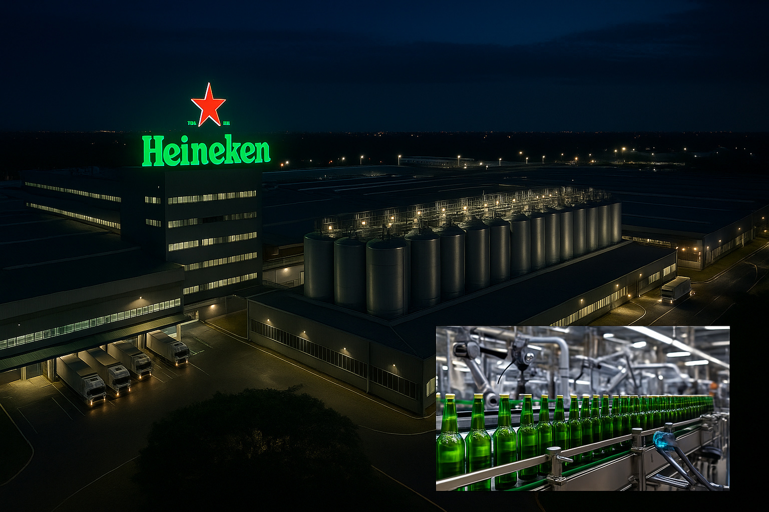 Com 1 milhão de m² e produção de 3,5 milhões de hectolitros por ano, a maior fábrica da Heineken no Brasil funciona como uma cidade sustentável e movimenta a economia do Paraná