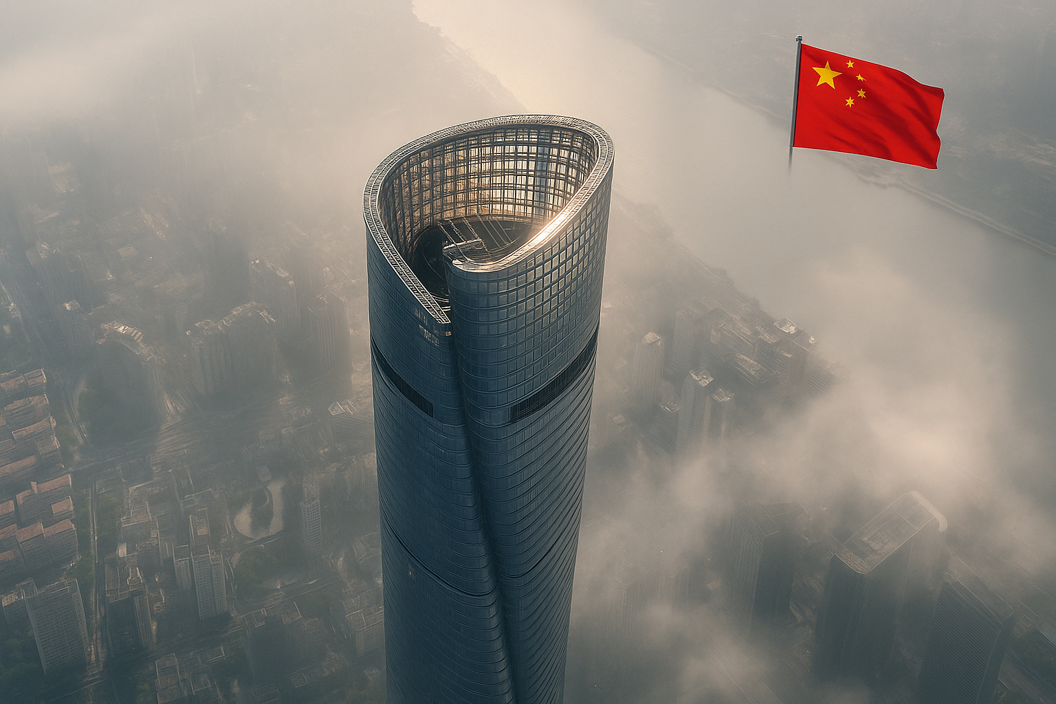 Com 632 metros de altura, 128 andares e o observatório mais alto do planeta a 632 metros, esta torre futurista é o segundo edifício mais alto do mundo e o maior símbolo da engenharia moderna chinesa