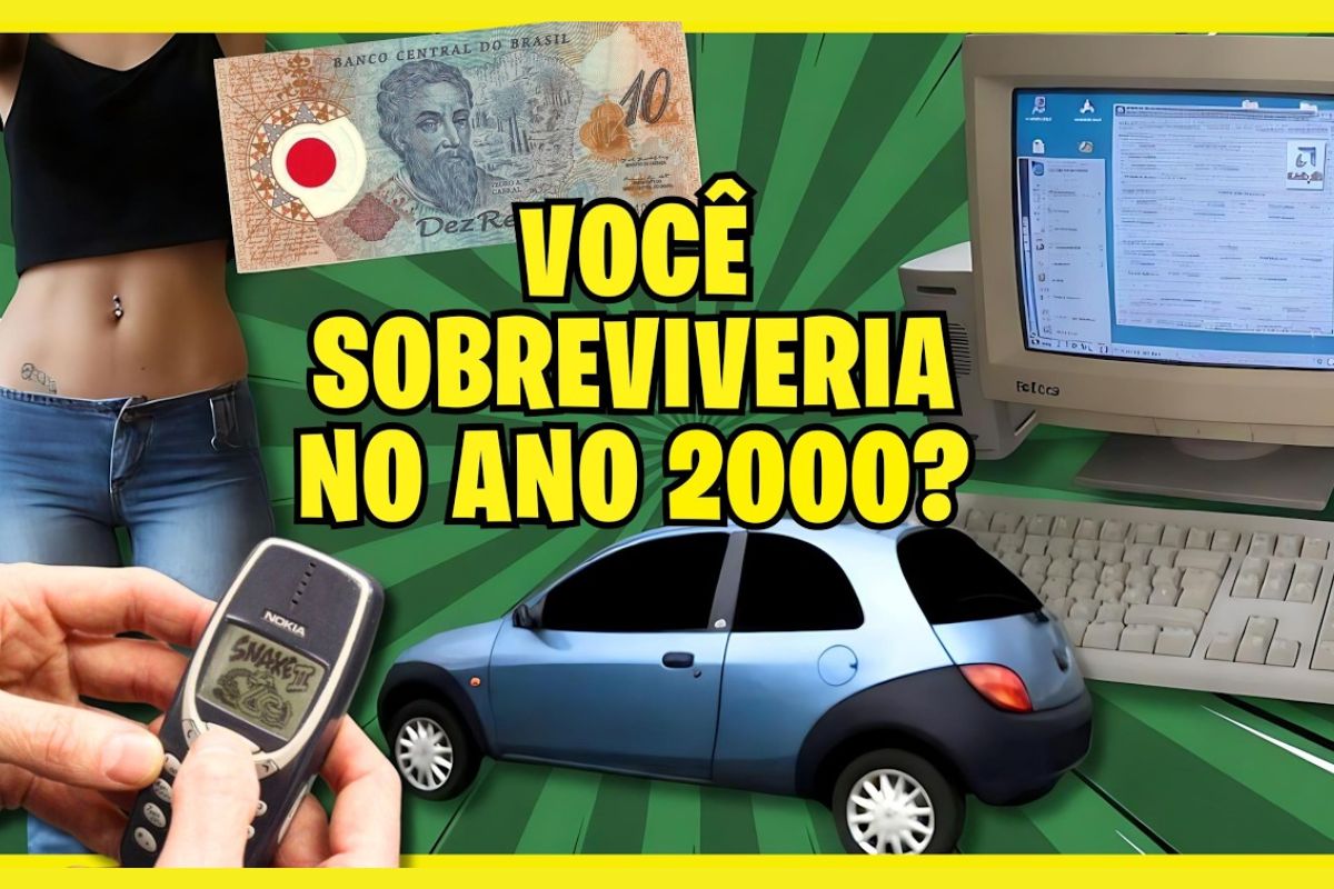 Descubra como era viver no Brasil do ano 2000, uma época de transição com salário mínimo de 151 reais, internet discada e celular ainda raro, quando a tecnologia começava a mudar o cotidiano de forma definitiva.