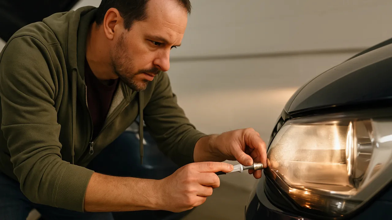 Conoce los 4 pasos para ajustar la altura de los faros halógenos en casa y evitar multas