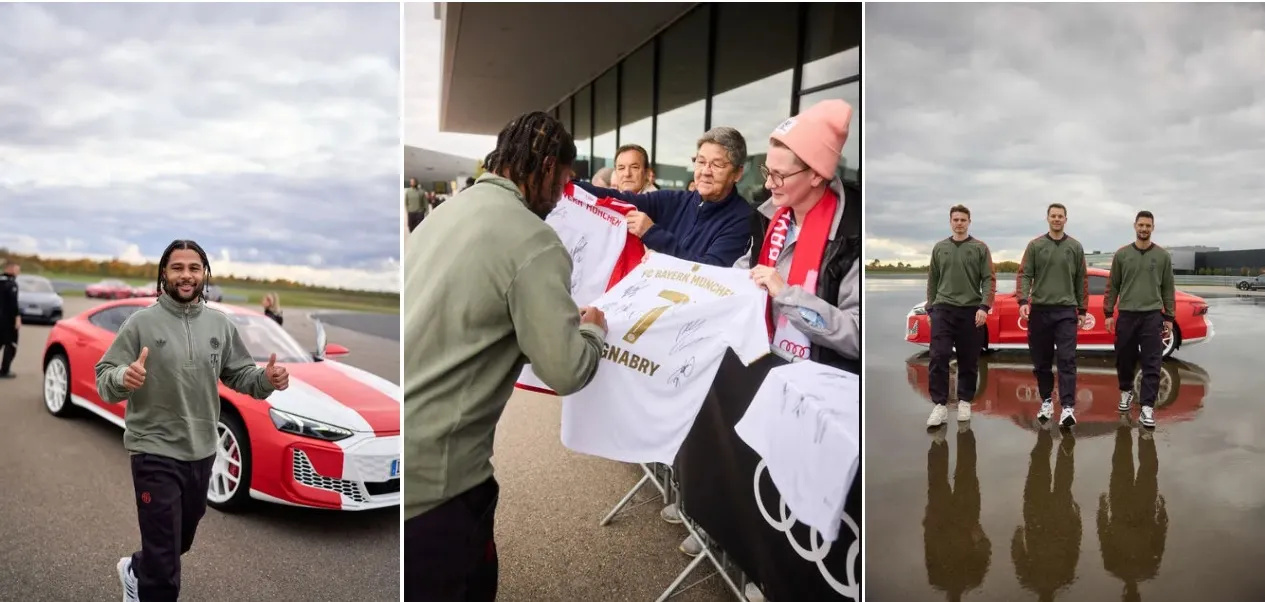 Craques do Bayern de Múnich reciben nueva flota de Audi