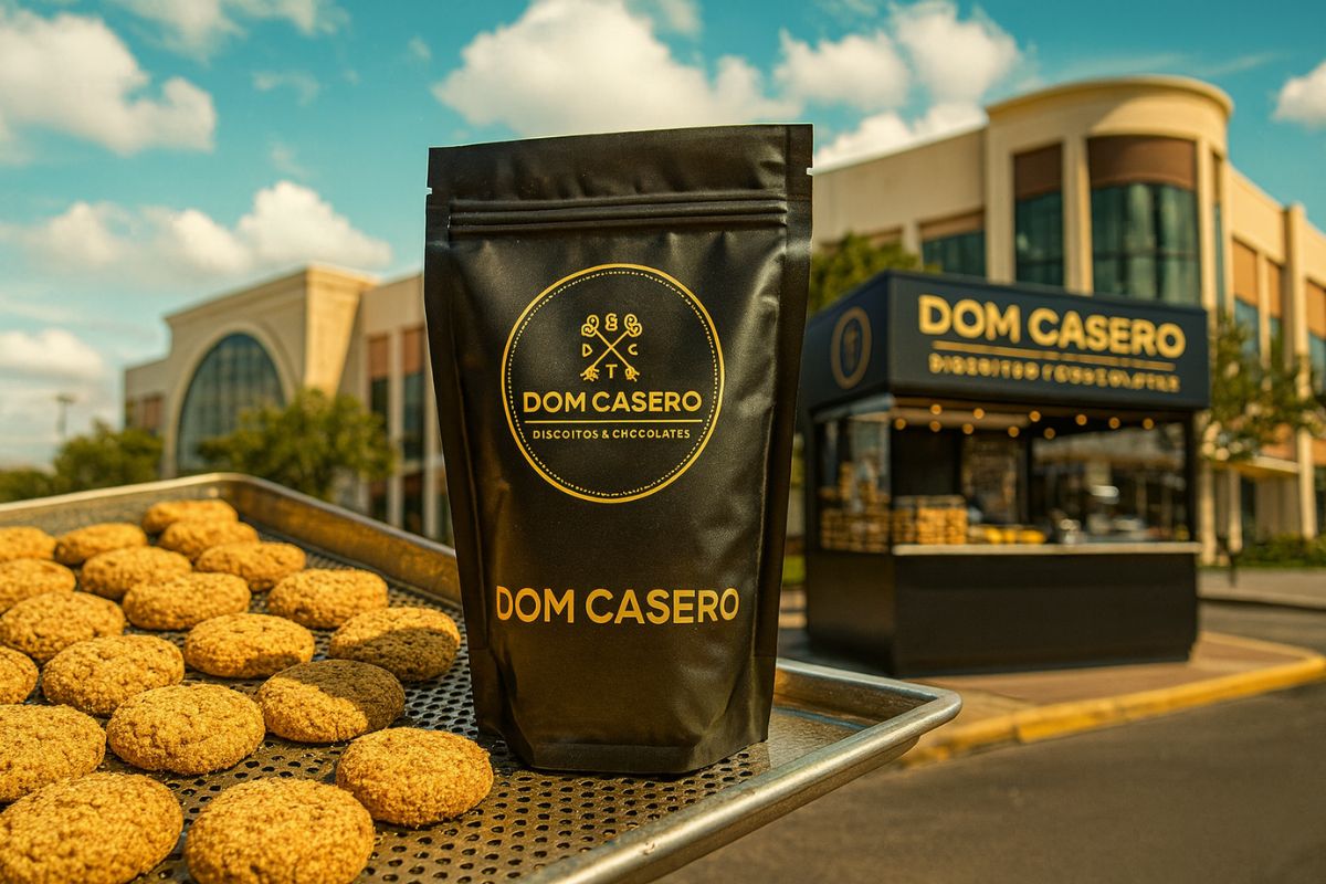 A Dom Casero transformou uma receita de família em uma rede de biscoitos artesanais com 21 quiosques e planos de franquia, mantendo viva a memória afetiva que conquistou consumidores em todo o Brasil.