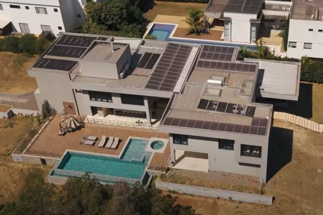Dentro de la mansión de R$ 29 millones de Virgínia Fonseca en Goiânia: 7 suites, piscina con pantalla gigante y hasta estudio de música exclusivo