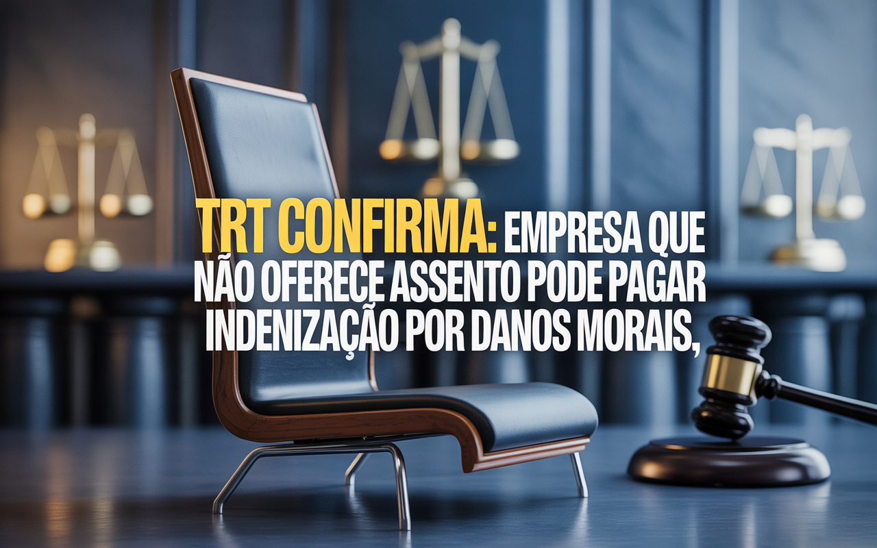 TRT confirma: empresa que não oferece assento a funcionários que trabalham em pé pode ser condenada a pagar indenização por danos morais