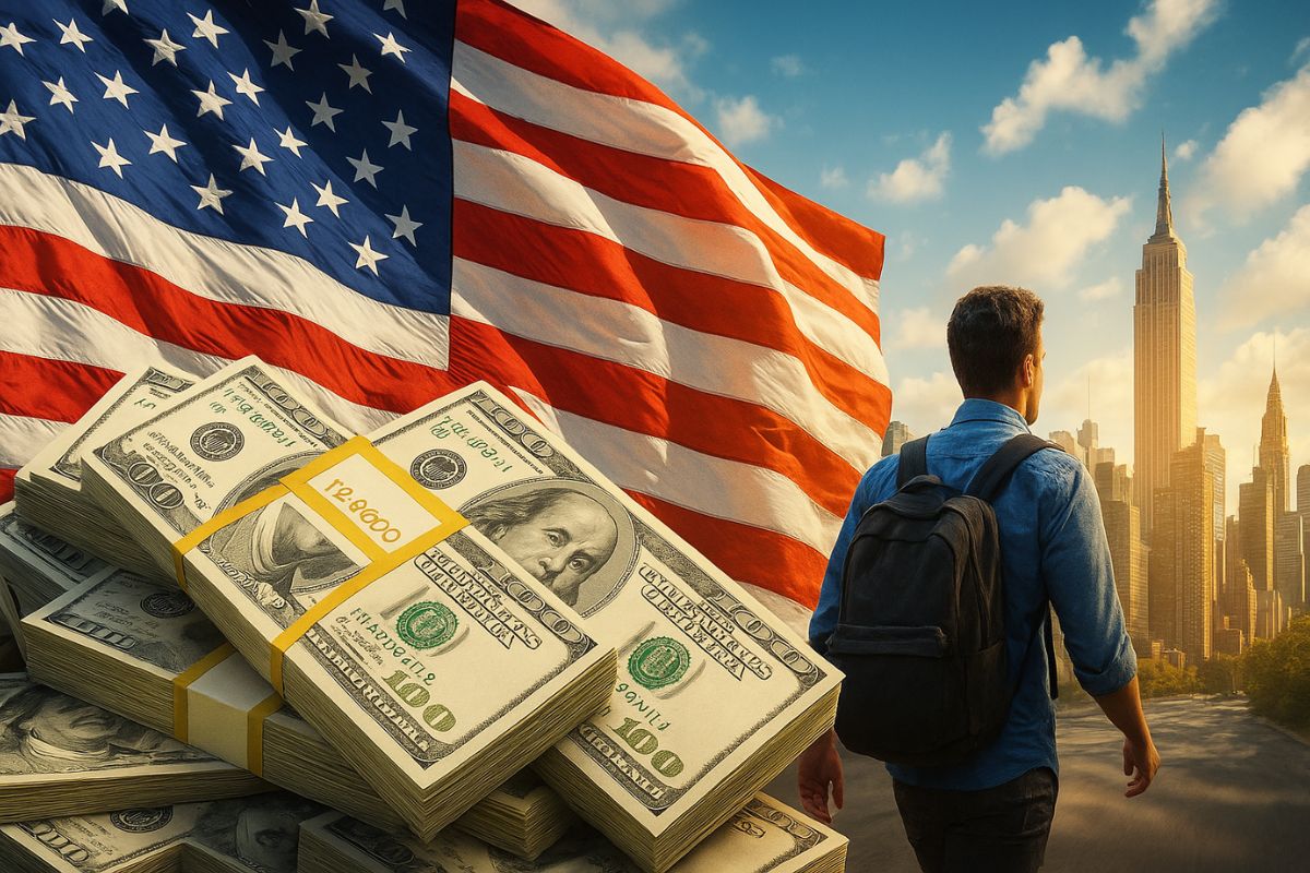 Descubra por que os Estados Unidos concentram as vagas para brasileiros no exterior, com salários altos e trabalho remoto em dólar.