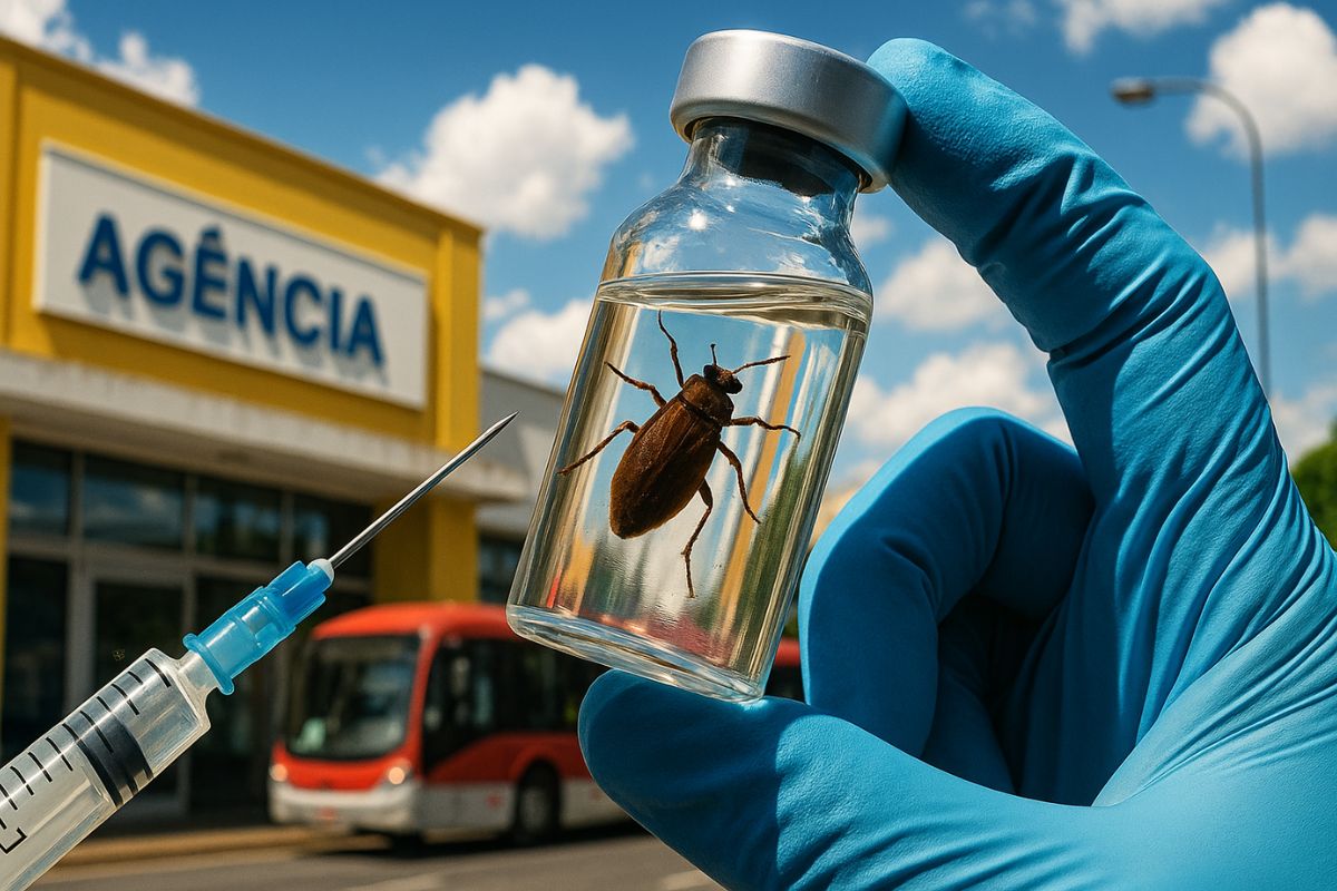 A Anvisa determinou a interdição de medicamentos após um inseto ser achado em ampola de anestésico, reforçando o rigor da vigilância sanitária.