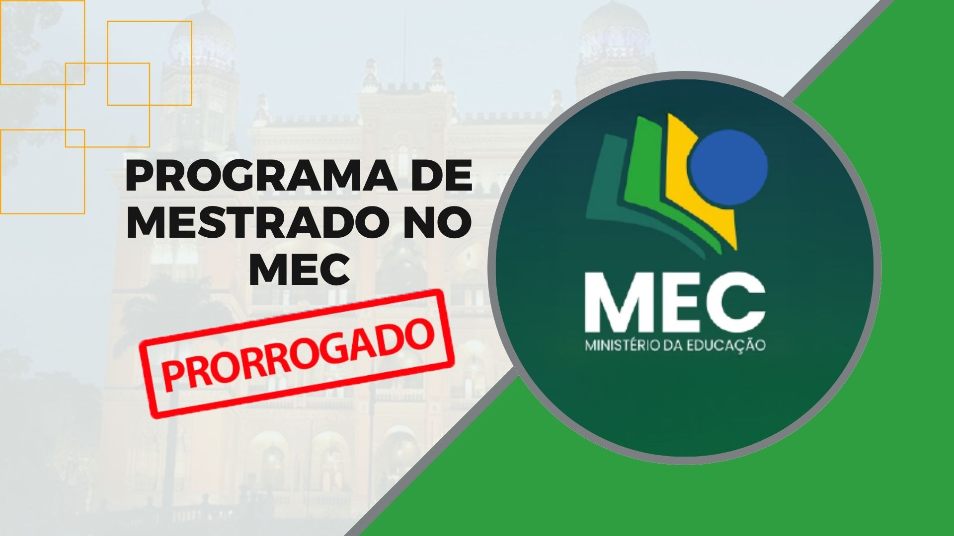 MEC e CAPES prorrogam inscrições do PROFMAT 2026. São 1.797 vagas em 100 universidades para professores de Matemática.