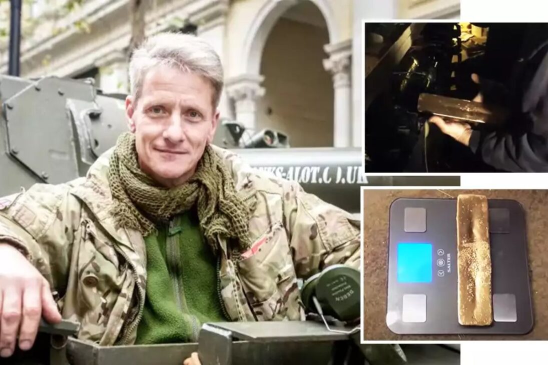 Hombre compra un tanque de guerra usado por US$ 37 mil y encuentra cinco barras de oro, valoradas en más de US$ 2 millones, escondidas en el tanque de combustible