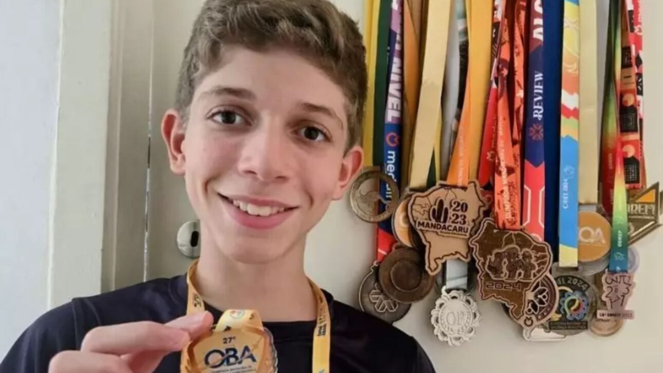 A los 13 años, Theo Correia suma 27 oros en olimpiadas científicas estudiando apenas 30 minutos al día. Conoce su rutina.
