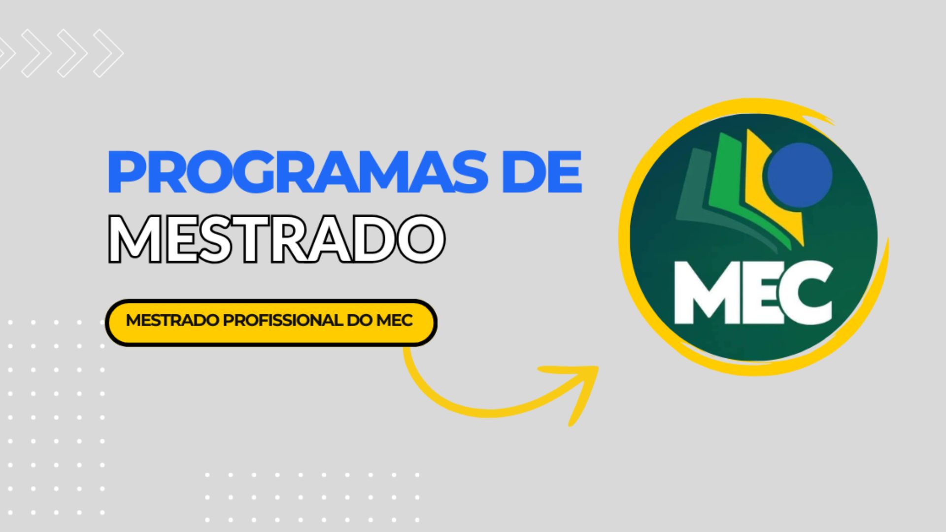 MEC e CAPES abrem mais de 3.700 vagas em quatro mestrados profissionais nacionais para professores. Inscrições vão até novembro de 2025.