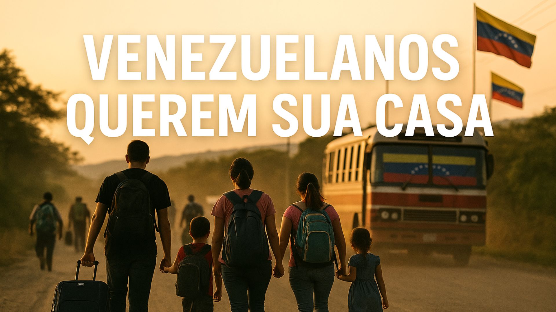 Venezuelanos deixam os EUA e retornam ao país natal, fugindo da deportação, do clima hostil e da saudade da família.