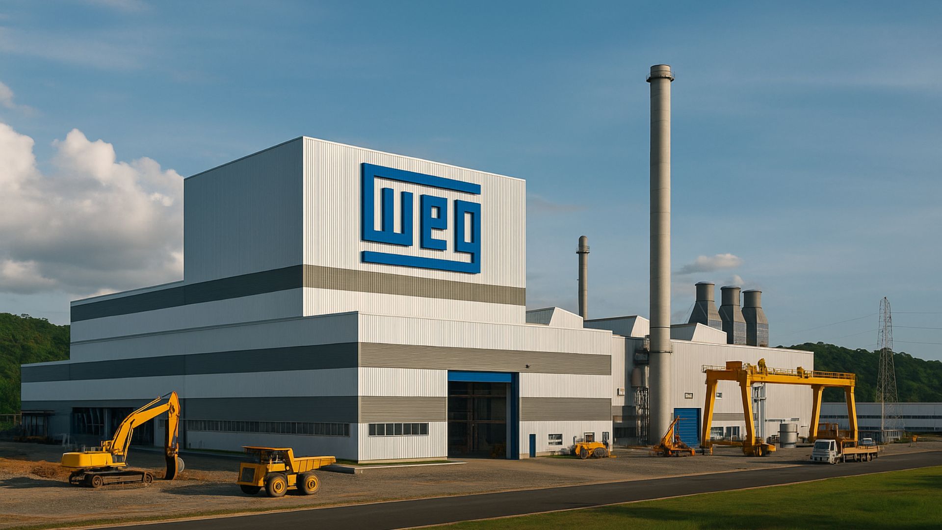 WEG investe R$ 1 bilhão em nova fábrica entre as BRs 101 e 280 e amplia unidade em Jaraguá do Sul, gerando 3,1 mil empregos diretos e indiretos.