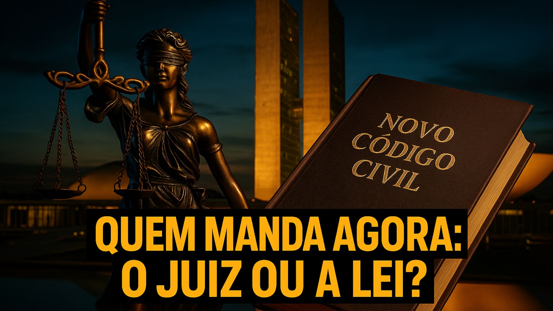 Juristas alertam que o novo Código Civil amplia o poder dos juízes e pode gerar ativismo judicial e insegurança jurídica no Brasil.