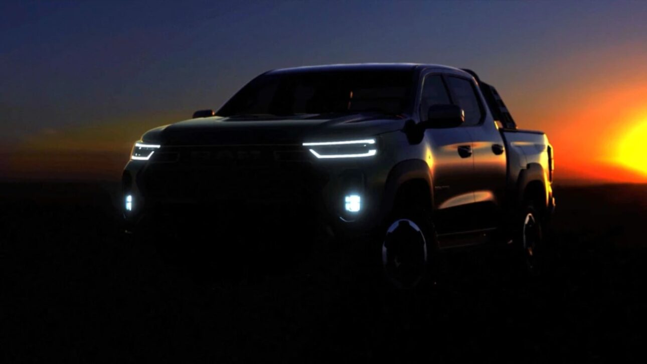 Nueva Ram Dakota 2026 Estrena Con Motor de 200 CV, Transmisión ZF de 8 Marchas y Visual Robusto Para Enfrentar Hilux y Ranger.