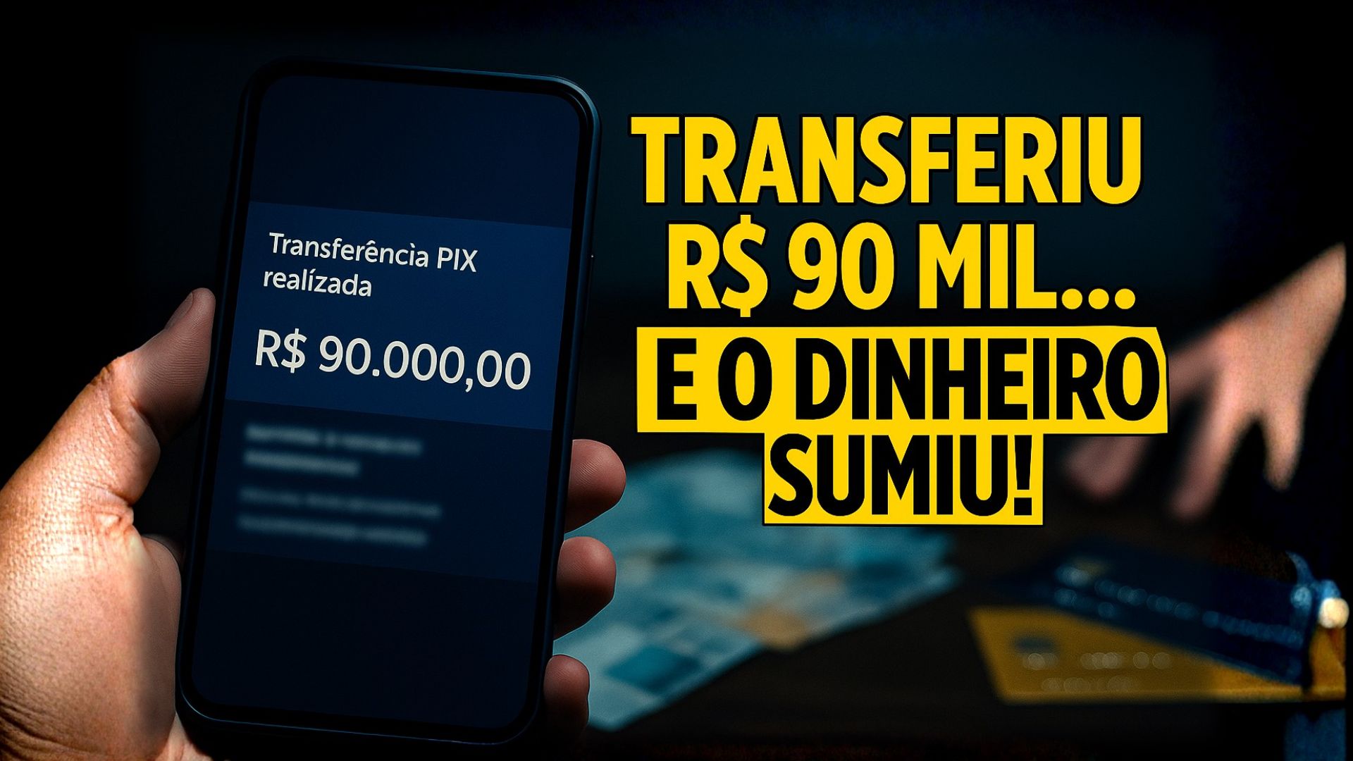 Mulher transfere R$ 90 mil por engano para outro número e dinheiro desaparece. Caso é investigado pela polícia de São Carlos.