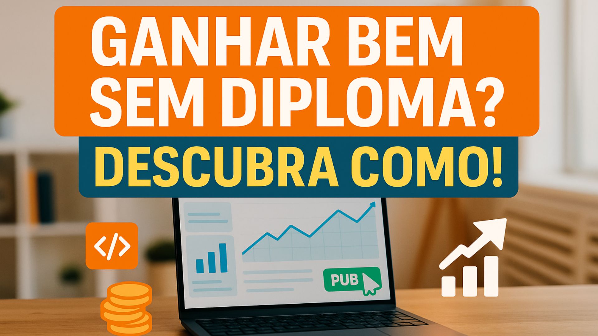 Descubra como brasileiros estão ganhando até R$ 6 mil por mês com marketing digital, design e programação, mesmo sem diploma.