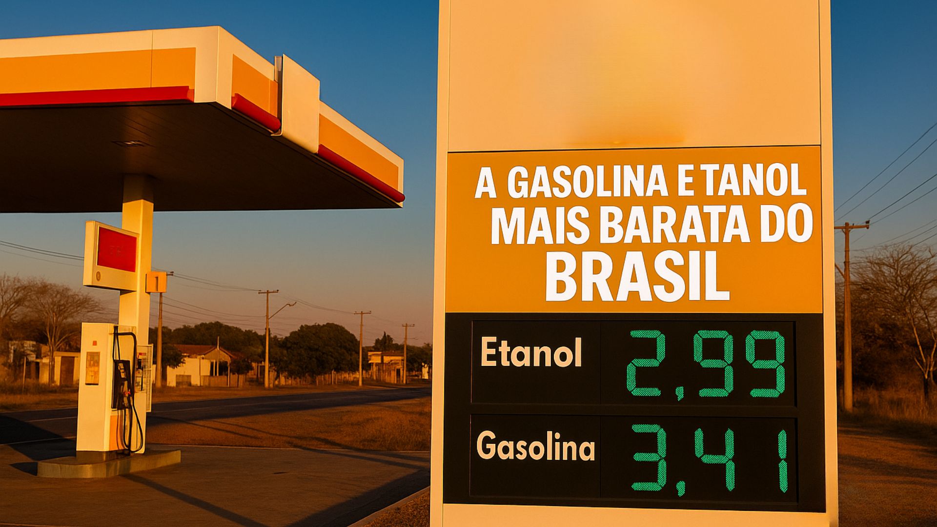Itaguari, em Goiás, tem a gasolina e o etanol mais baratos do Brasil. Entenda os fatores logísticos e fiscais que explicam o preço.