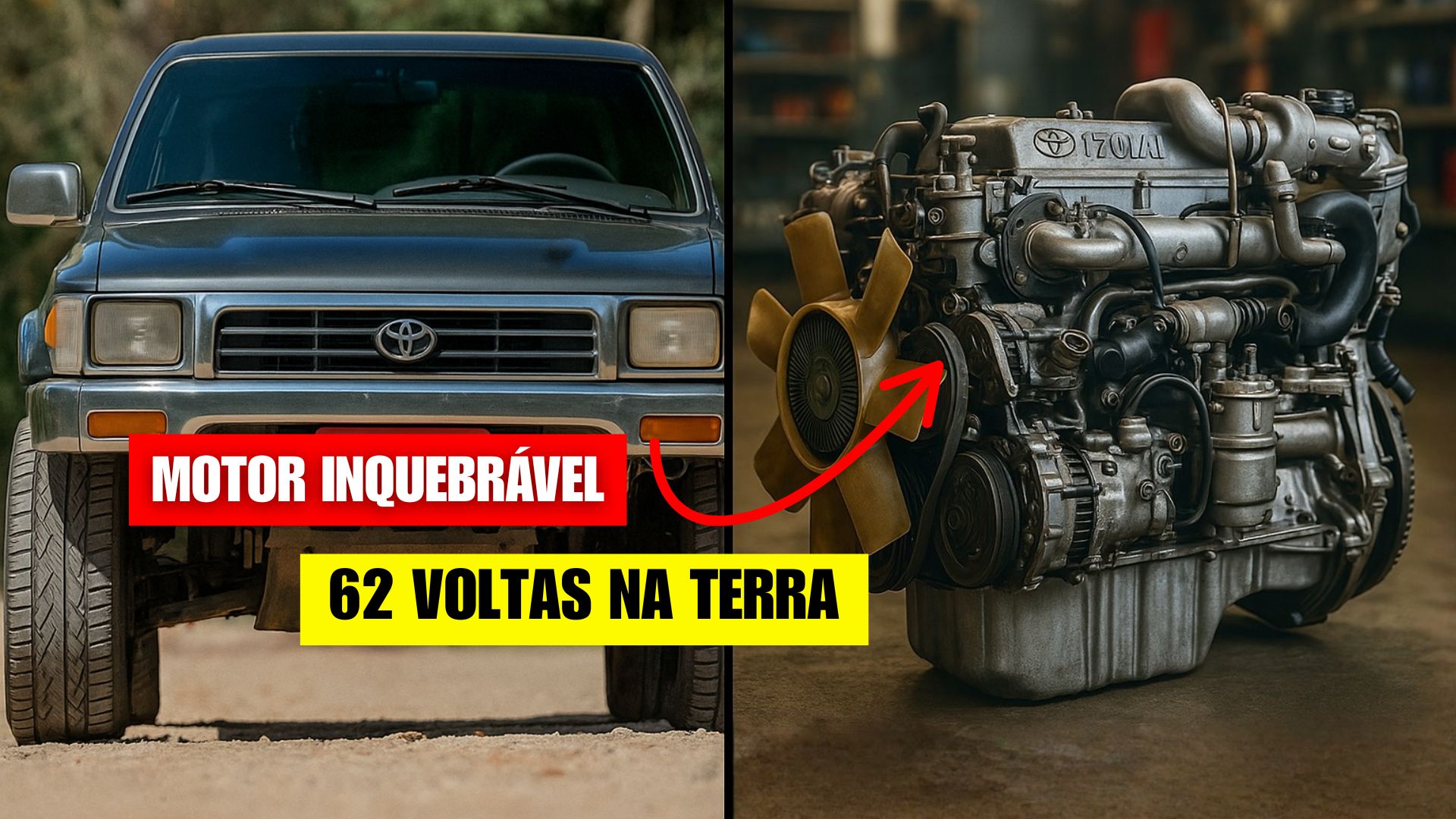 Toyota Hilux 1998 roda 2,5 milhões de km no Brasil com motor original, estepe e escapamento de fábrica. Um feito raro de resistência.