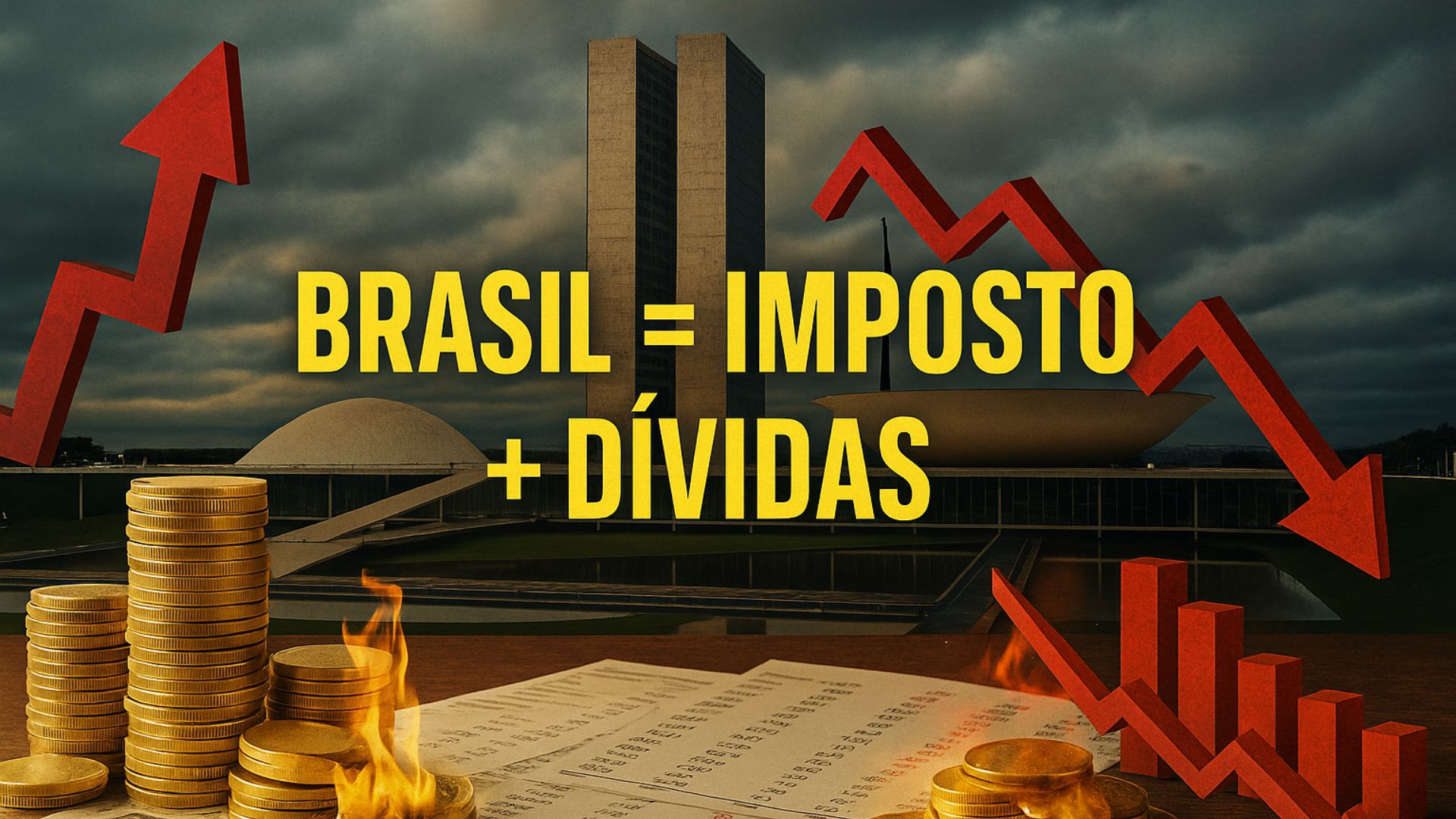 Brasil enfrenta rombo histórico de quase R$ 1 trilhão e alta de impostos sob governo Lula, com dívida e gastos em ritmo crescente.