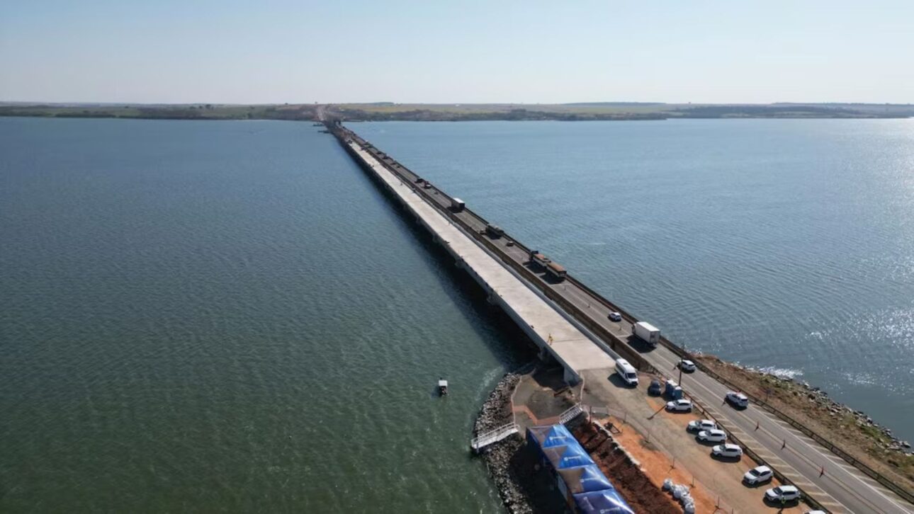 La Mayor Puente De São Paulo, Con 2,4 Km Sobre El Río Tietê, Está 60% Concluida Y Promete Cambiar El Tráfico En La SP-333 Hasta 2026.