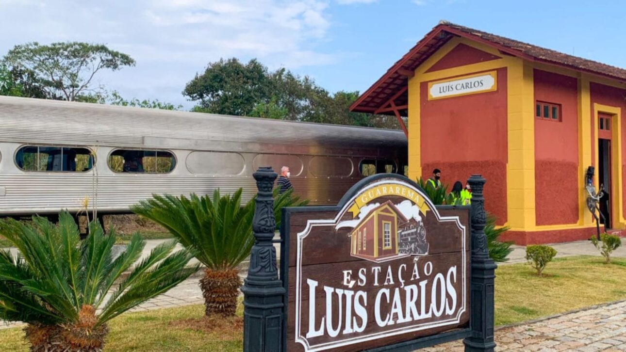Embarque no trem turístico de Guararema até a Vila Luís Carlos e descubra paisagens, história e charme europeu no interior de São Paulo.