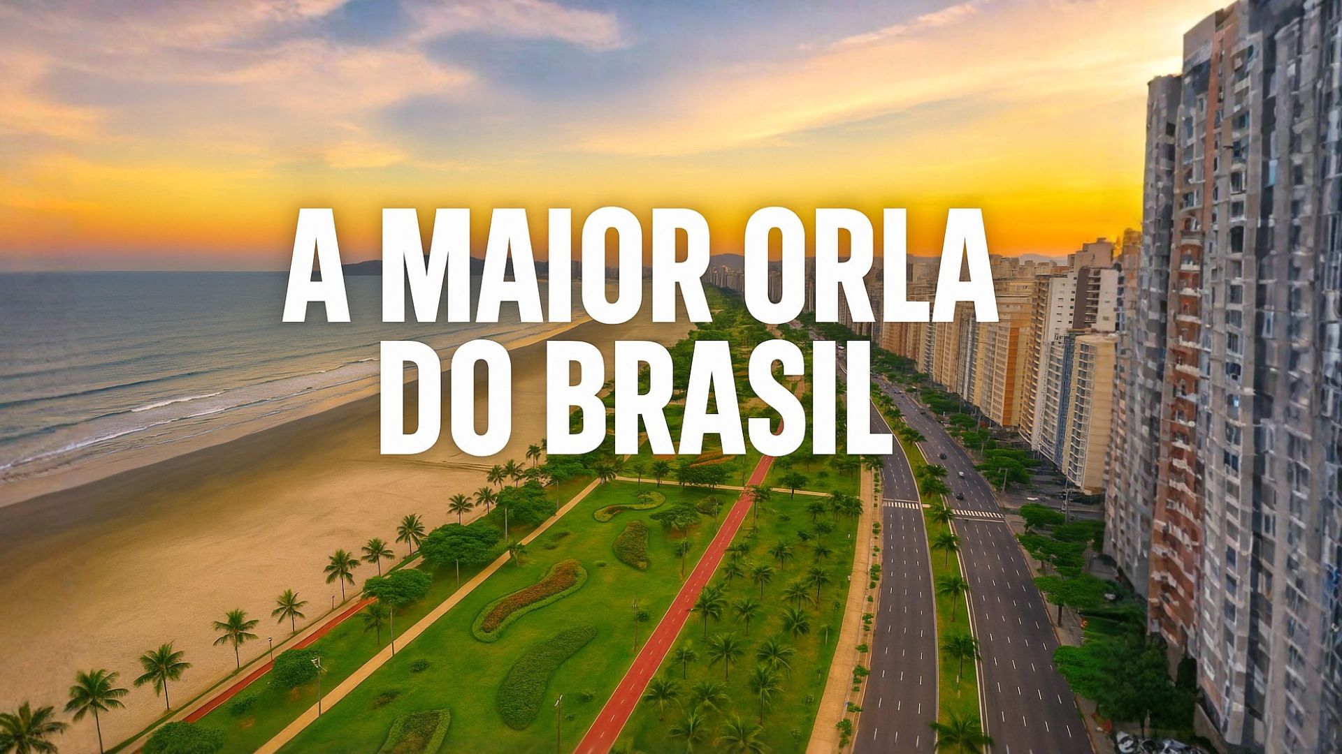 Conheça a orla de Santos, a maior urbanizada do Brasil, com jardins premiados, ciclovias, calçadões e um visual que encanta moradores e turistas.