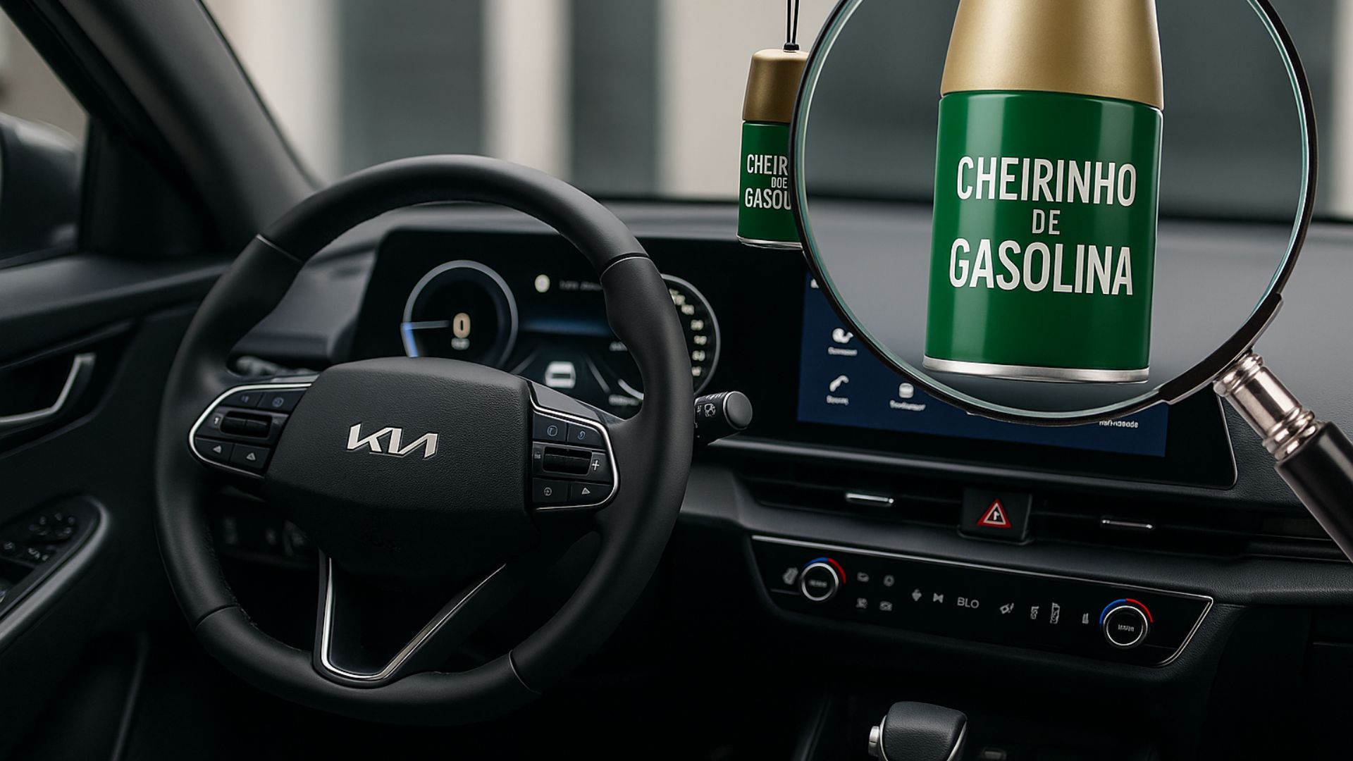 Kia oferece brinde aromatizante com cheiro de gasolina para compradores do EV4 na Finlândia, combinando nostalgia e nova mobilidade elétrica.