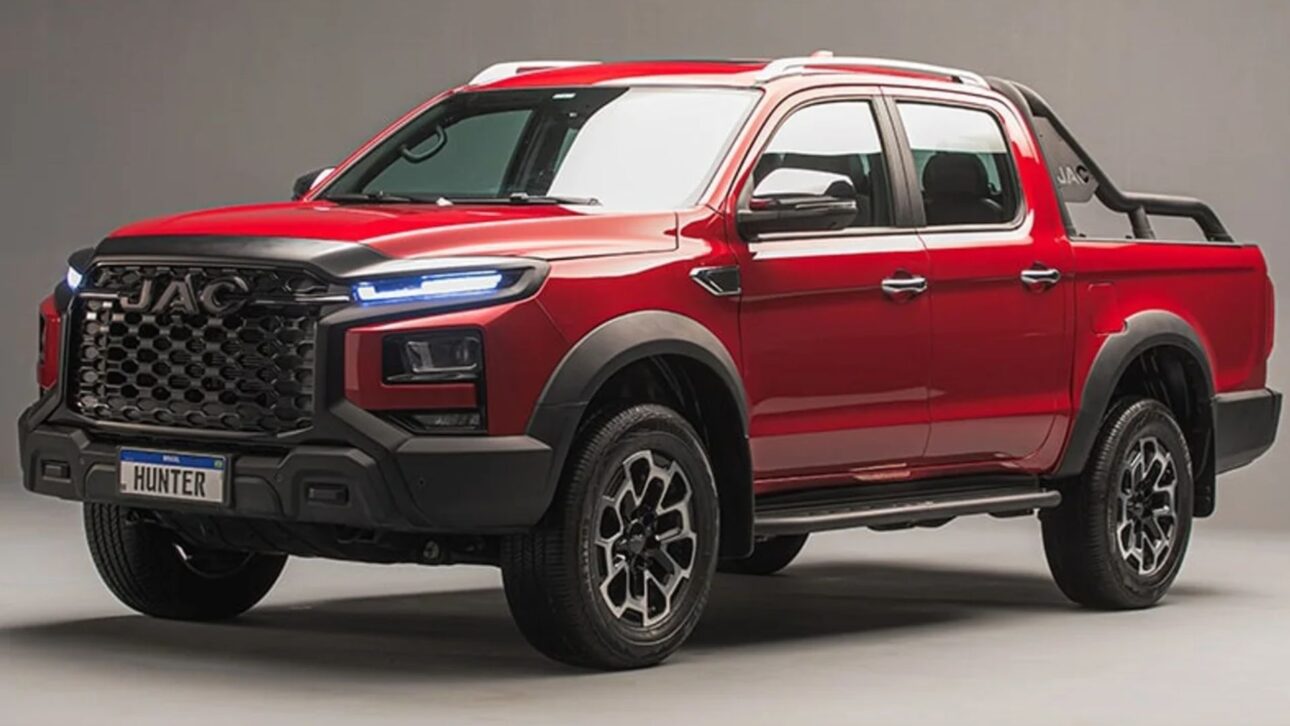 Camioneta mediana china con motor 2.0 turbo diésel, hasta 1.460 kg de carga útil y capacidad de remolque de 5.250 kg, entre las mayores del segmento. (Imagen: divulgación)