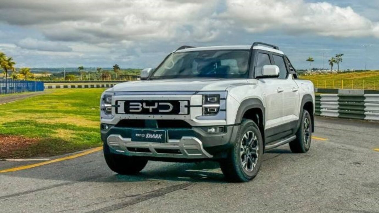 Camioneta híbrida plug-in con 437 cv y tracción integral, la Shark combina tecnología eléctrica y fuerza para enfrentar el mercado de las medianas. (Imagen: divulgación)