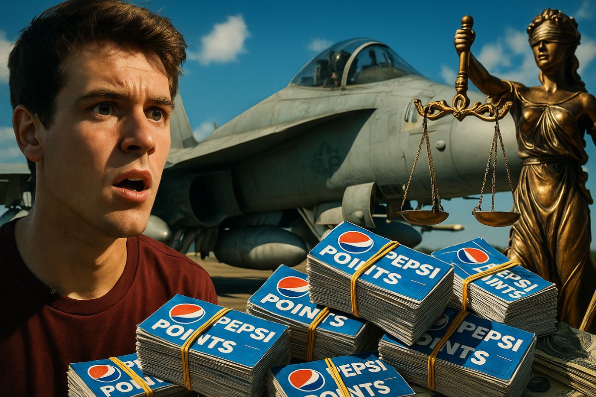 A história real do caso Pepsi, em que um estudante exigiu um jato militar e virou processo judicial contado no documentário da Netflix.