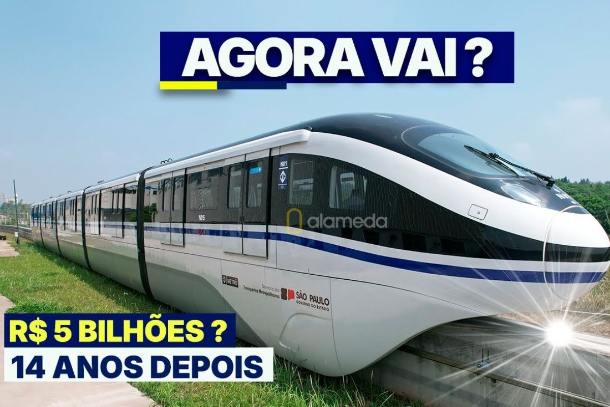 A linha 17-Ouro em São Paulo volta aos trilhos com trens chineses da BYD em testes e renova a aposta no monotrilho como solução de mobilidade urbana.