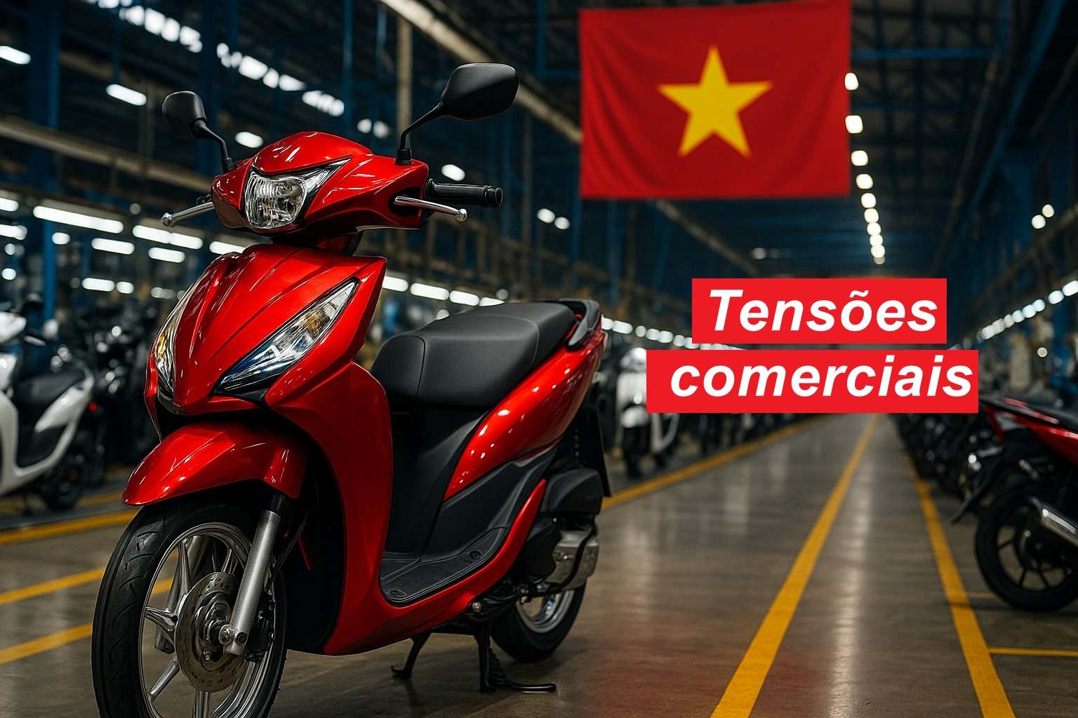 Em meio a tensões comerciais, o Japão e fabricantes como Honda, Yamaha e Suzuki pedem que o Vietnã adie o veto às motos a gasolina previsto para 2026.