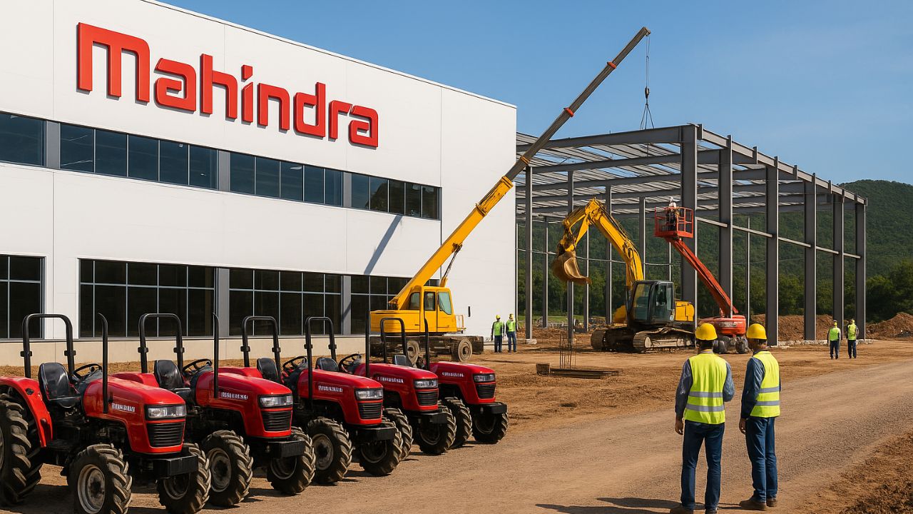 Mahindra investe R$ 100 milhões em nova fábrica no RS e amplia produção de tratores para atender o agronegócio brasileiro.