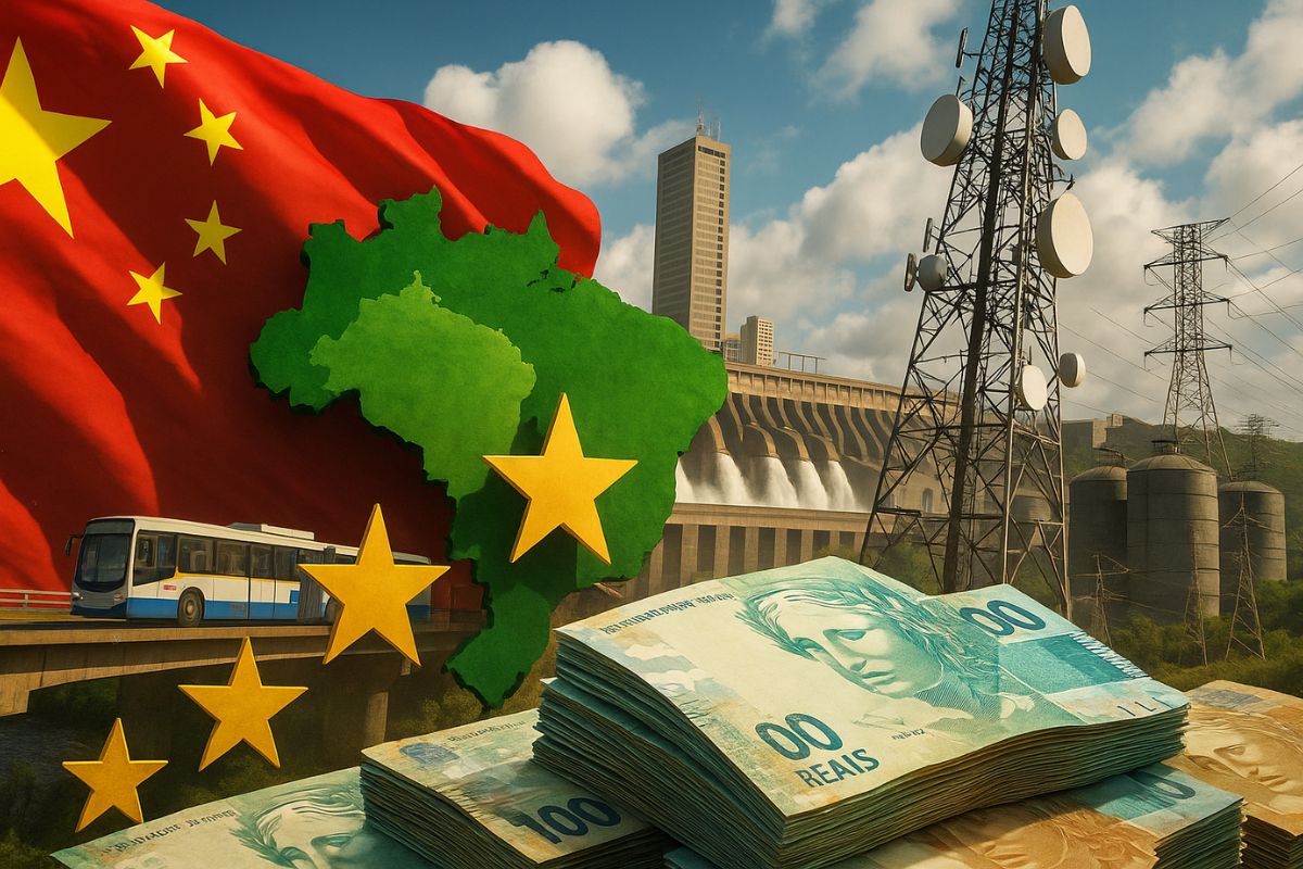 Enquanto os EUA reduzem investimentos, a China dispara e transforma o Brasil no segundo maior destino mundial de seu capital produtivo