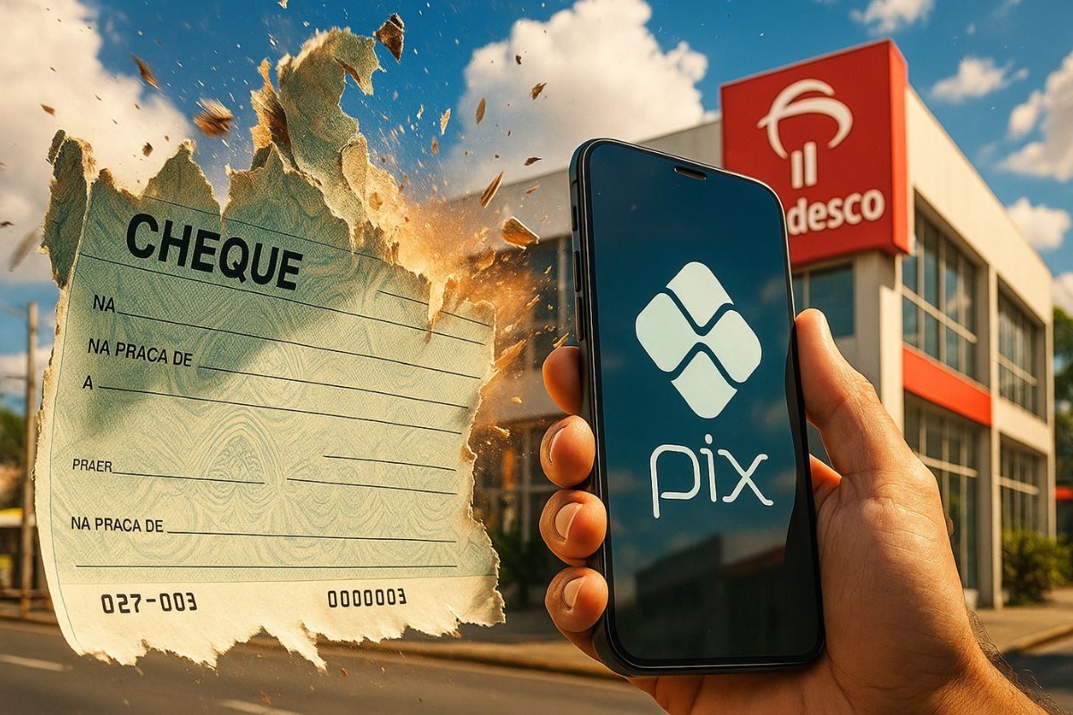 O Bradesco encerra emissão de cheques para pessoas físicas e MEIs em dezembro, marcando o fim de uma era bancária. A decisão reforça o Pix e a ascensão dos meios de pagamento digitais, enquanto o tradicional cheque se torna símbolo do passado financeiro brasileiro.
