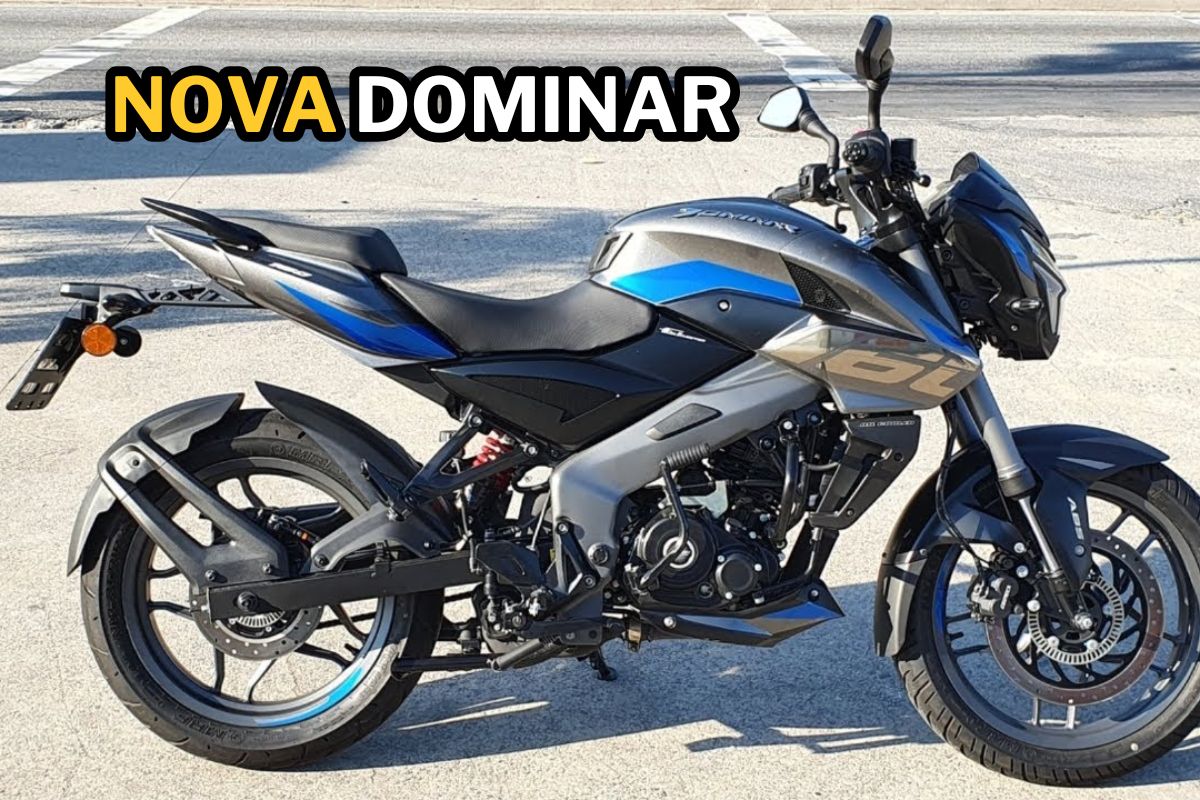 Montada em Manaus, a Dominar NS 160 2026 tem consumo real de até 45 km/l, revisão com preço fixo e garantia de 3 anos no pacote nacional completo.