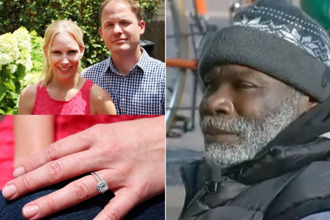 Morador de rua devolve um anel de diamante perdido e a dona, comovida, cria uma vaquinha online que arrecada mais de US$ 190 mil para ele