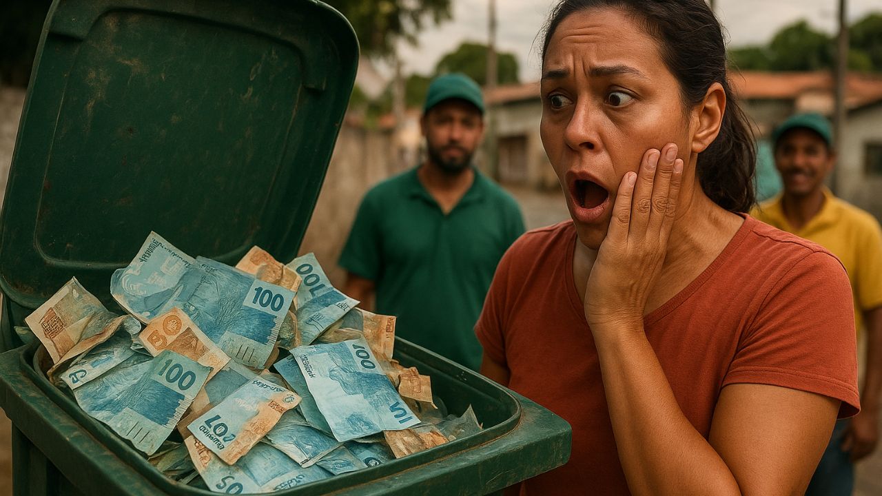 Moradora joga R$ 92 mil no lixo por engano, mas recicladores encontram e devolvem toda a fortuna