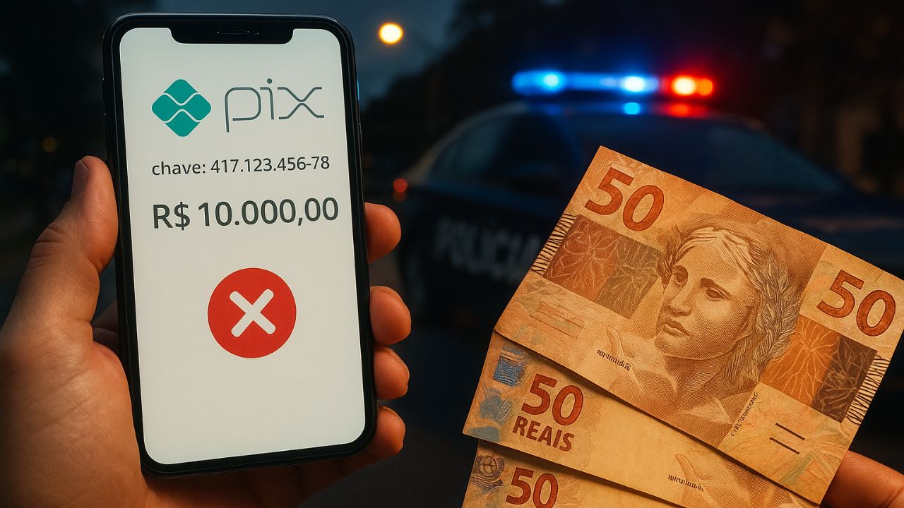 Mulher faz pix errado de R$ 10 mil, mas quem recebeu se apropria do dinheiro e caso vai parar na polícia